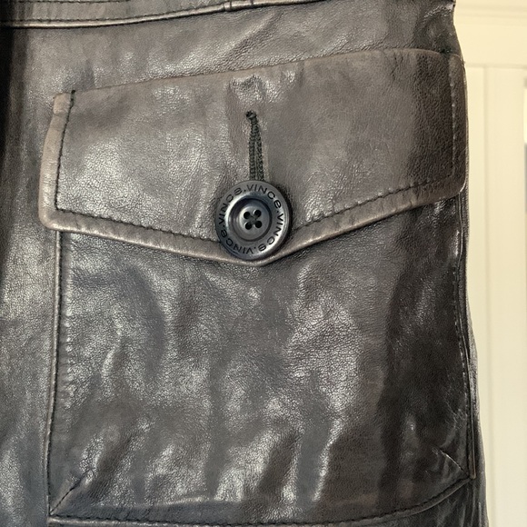 Vince Genuine Leather Jacket - Picture 2 of 6